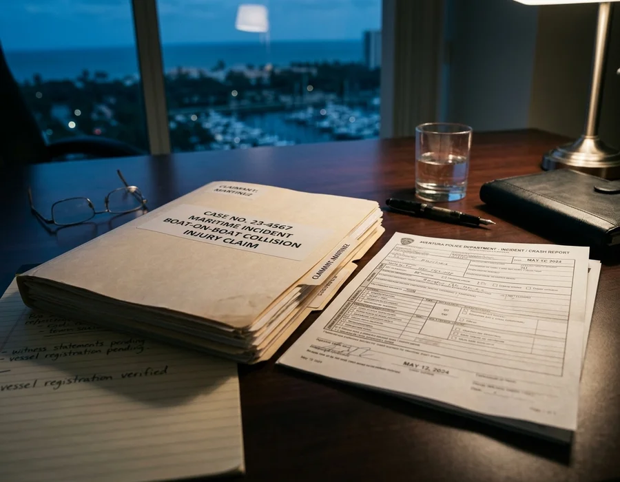 Blue-hour photograph of Kendall used as the backdrop for the wrongful death lawyer consultation call to action.