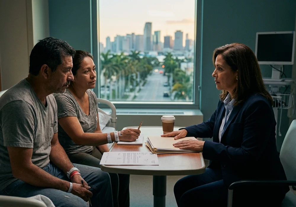Editorial photograph of Pinecrest at golden hour, conveying the local context for boat accident lawyer representation.